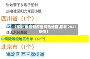【铜川市最新疫情风险地区,铜川2021疫情】