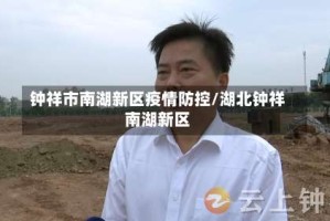 钟祥市南湖新区疫情防控/湖北钟祥南湖新区