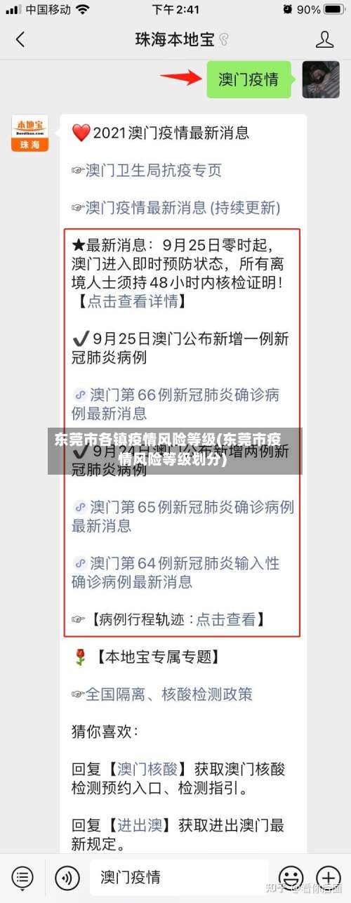 东莞市各镇疫情风险等级(东莞市疫情风险等级划分)-第1张图片