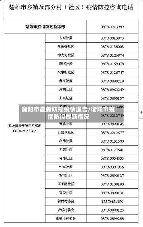 衡阳市最新防控疫情通告/衡阳市疫情防控最新情况-第3张图片