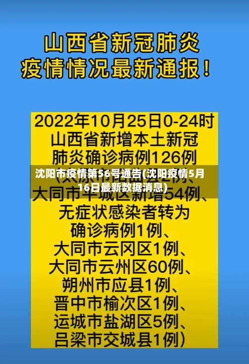 沈阳市疫情第56号通告(沈阳疫情5月16日最新数据消息)-第1张图片
