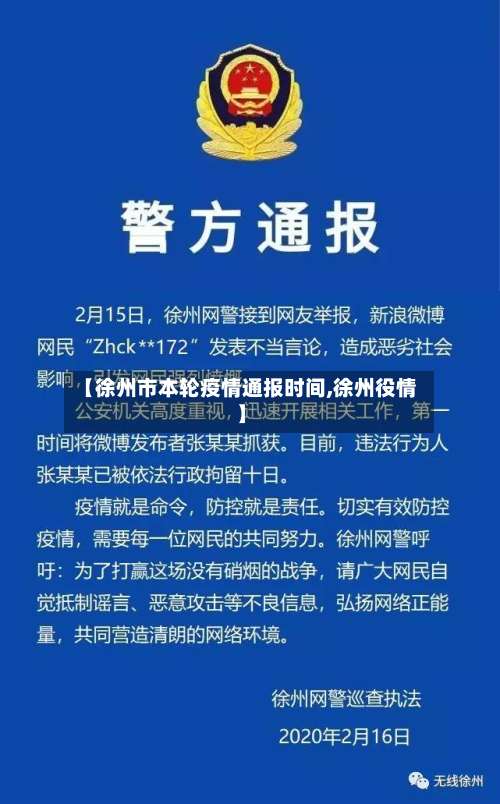 【徐州市本轮疫情通报时间,徐州役情】-第2张图片